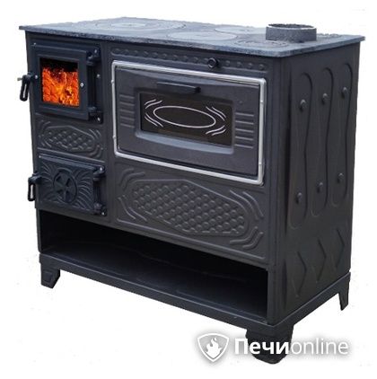 Отопительно-варочная печь МастерПечь ПВ-05С с духовым шкафом, 8.5 кВт в Севастополе